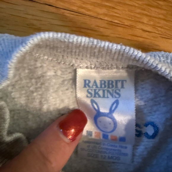 Rabbit Skins Gray Sweatshirt with Red Fish Design - Cape Cod - Picture 4 of 4